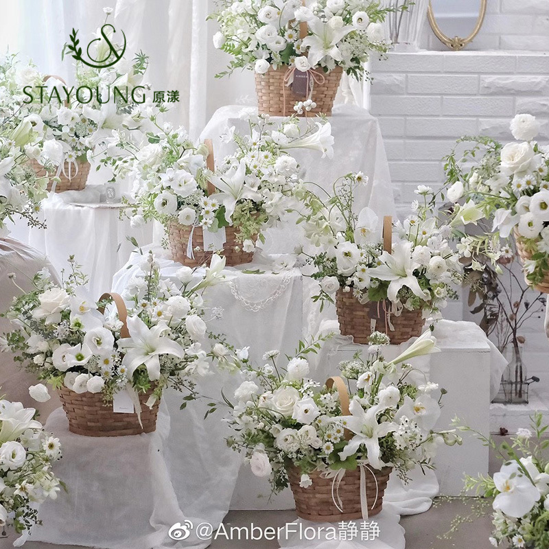 装饰花桶/花篮实物图