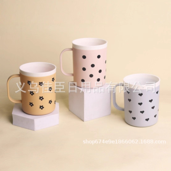 Mouthwash cups, household cute and simple brushing cups, couple brushing sets, creative student toothbrushes, washbasin cups, children Specification drawing