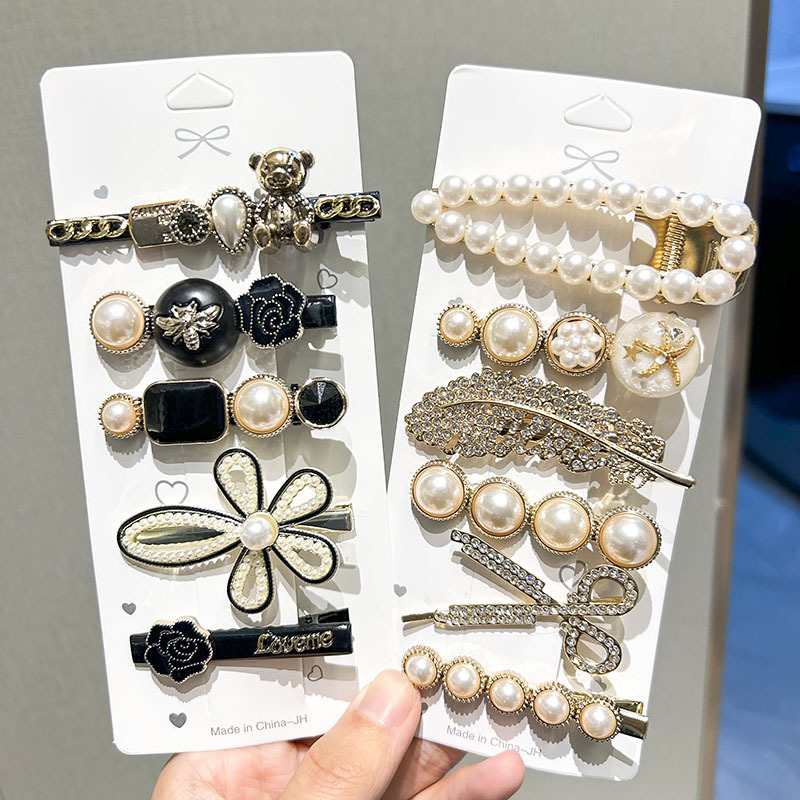 y2k hairpin Korean hair accessories high sense headdress clip duck beak clip bb clip hair card Korean women's ins side clip