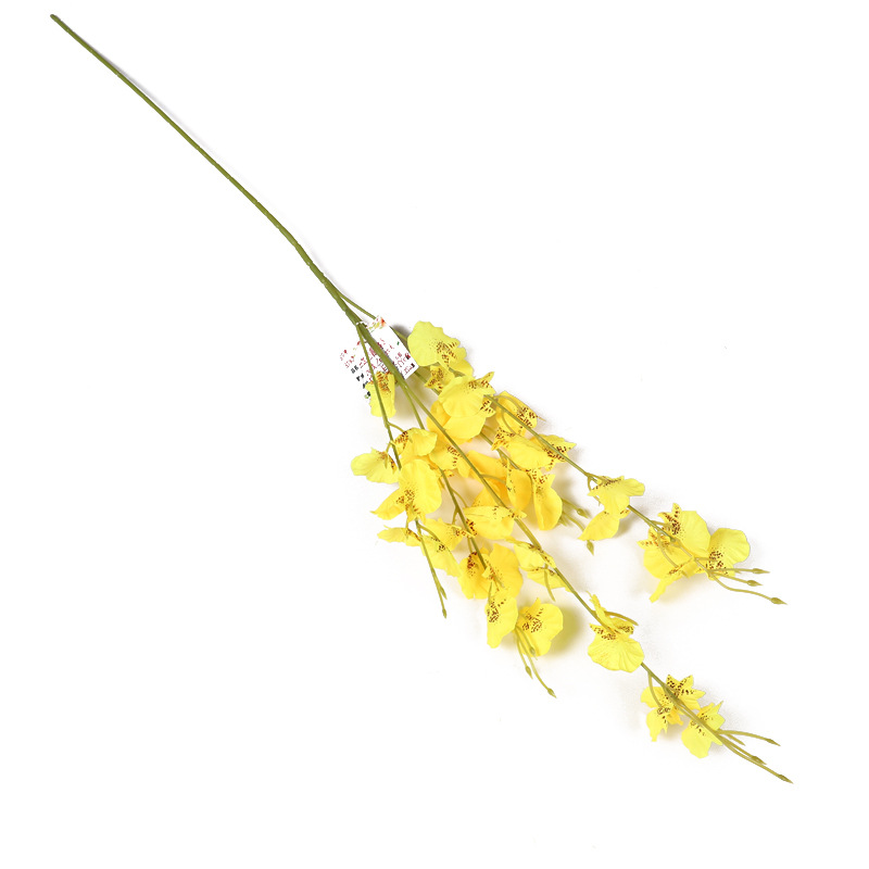 Wholesale of dancing orchids, single branches of oncidium, maple leaves, snowfall artificial flowers, green plants and flower arrangements from the original manufacturer for home landscaping and decoration Application Scenario
