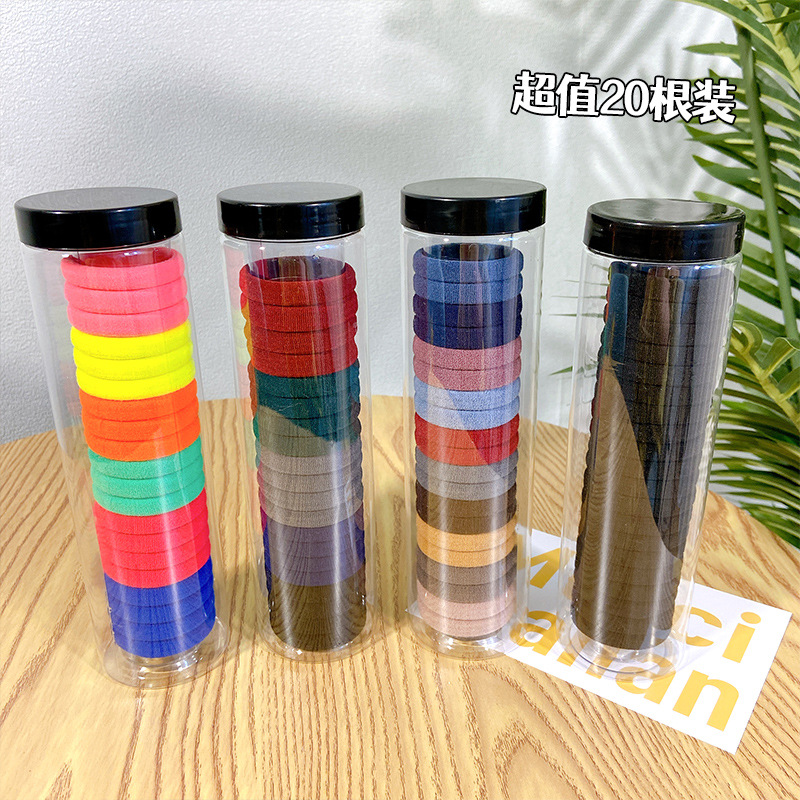 扎高马尾头绳细节图