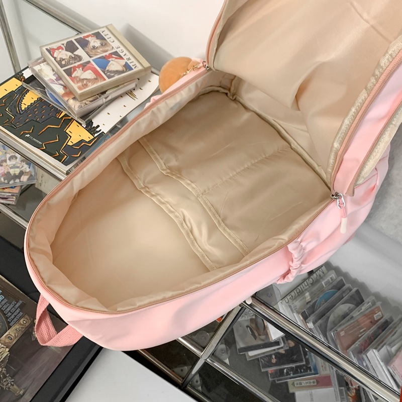 Schoolbag Female Junior High School Lightweight Primary School Students Cute Fresh Three To Six Large Capacity Backpack High School Students Application Scenario