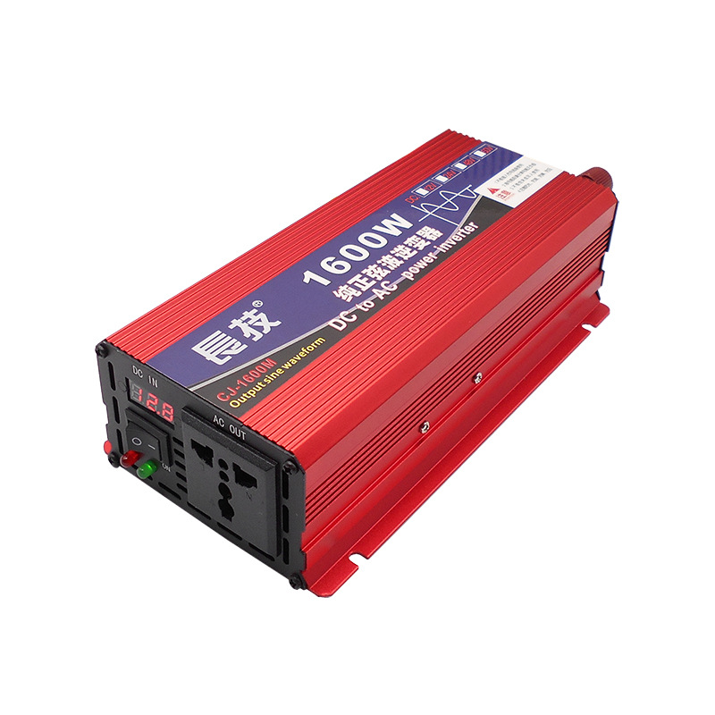 Pure sine wave inverter 12V to 220V, 24V, 48V, 60V, 72V, vehicle-mounted household solar photovoltaic sine wave Item Picture