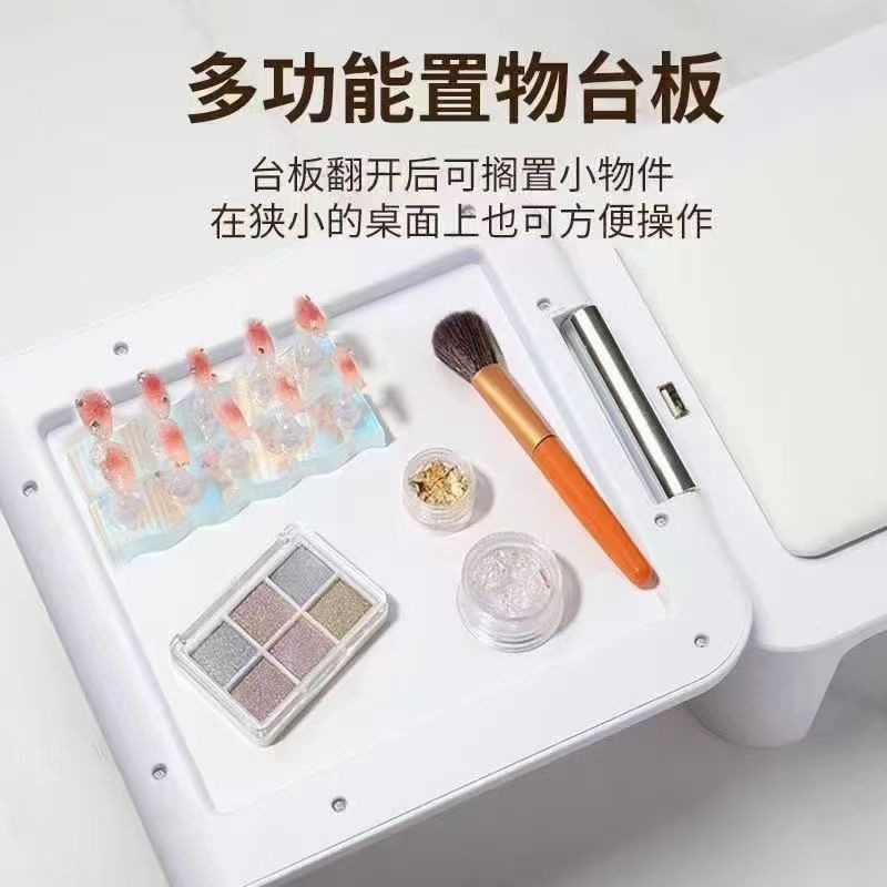 New multi-functional nail art light therapy lamp, wearable nail, high-power nail art lamp, hand pillow lamp for both hands, quick-drying nail baking lamp details Picture