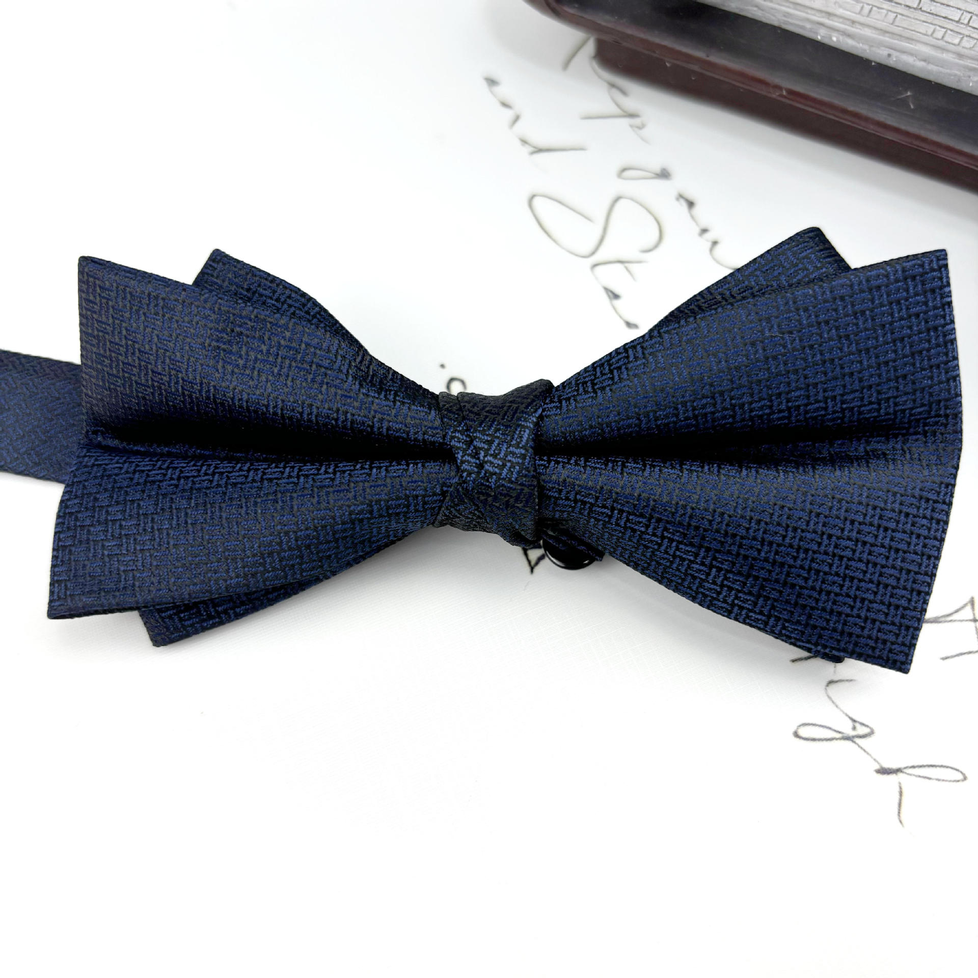 复古休闲男士领结结婚新郎韩版正装休闲女蝴蝶结拍照舞台咖色绿色详情9