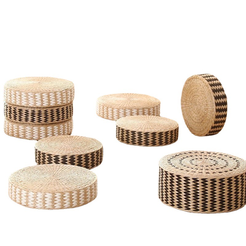 Japanese Plaited Futon Tatami Mat Floor Thickened Bay Window Home Meditation Mat Rattan Plaited Futon Mat Item Picture