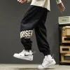 Fleece pants, men's heavy-duty thickened sweatpants, winter sportswear pants, men's skinny pants, autumn and winter loose casual pants details Picture