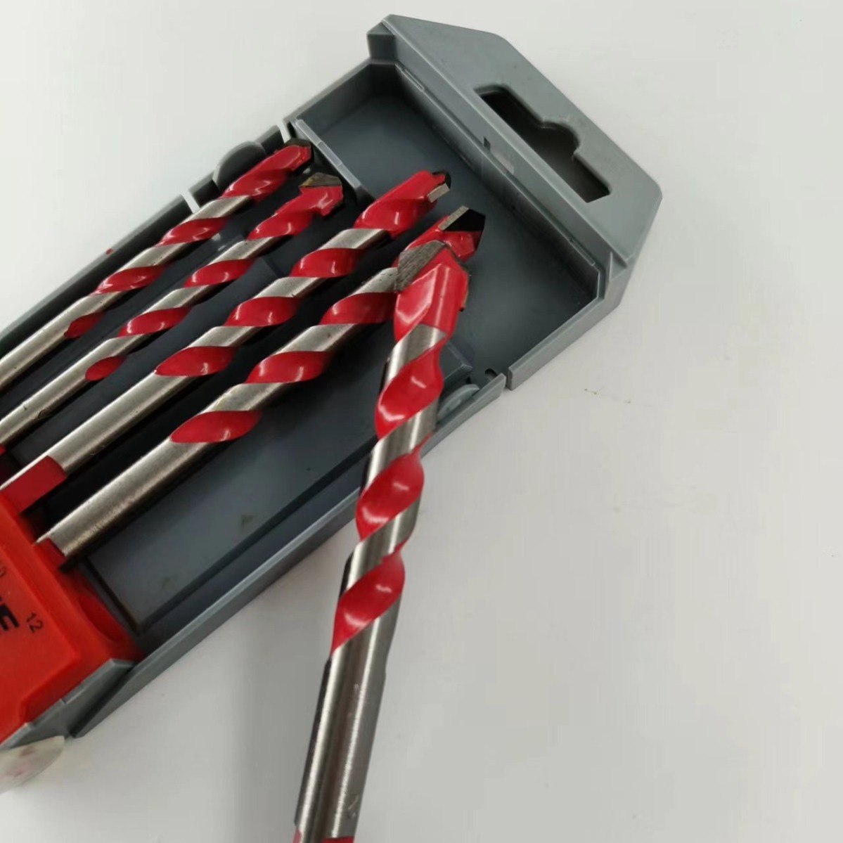 Multi-functional hybrid drill 6-7-8-10-12 set, woodworking impact drill, twist drill, construction drill hybrid drill bit set