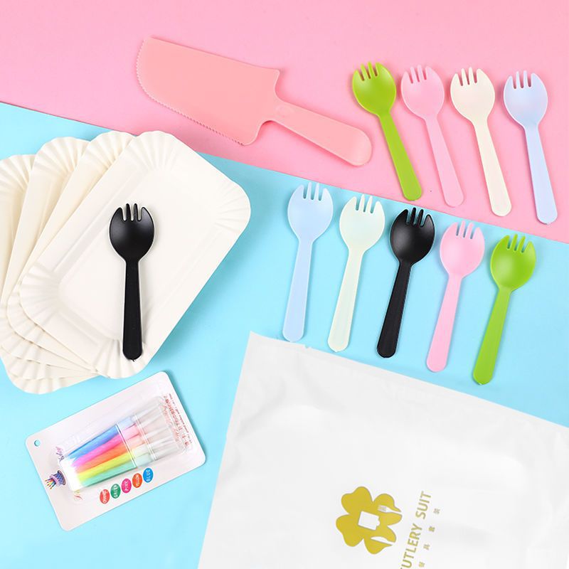 可降解餐具/环保餐具实物图