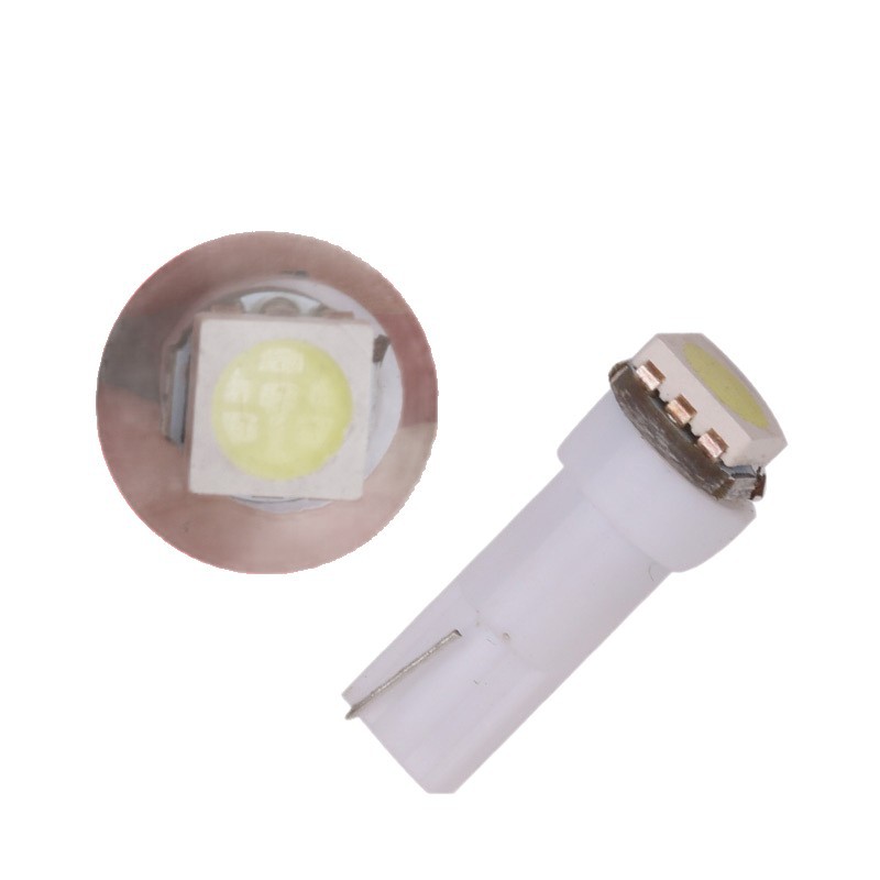 Automotive LED instrument light T5 5050 1SMD LED indicator light, 12V universal lamp for automotive supplies and accessories Item Picture