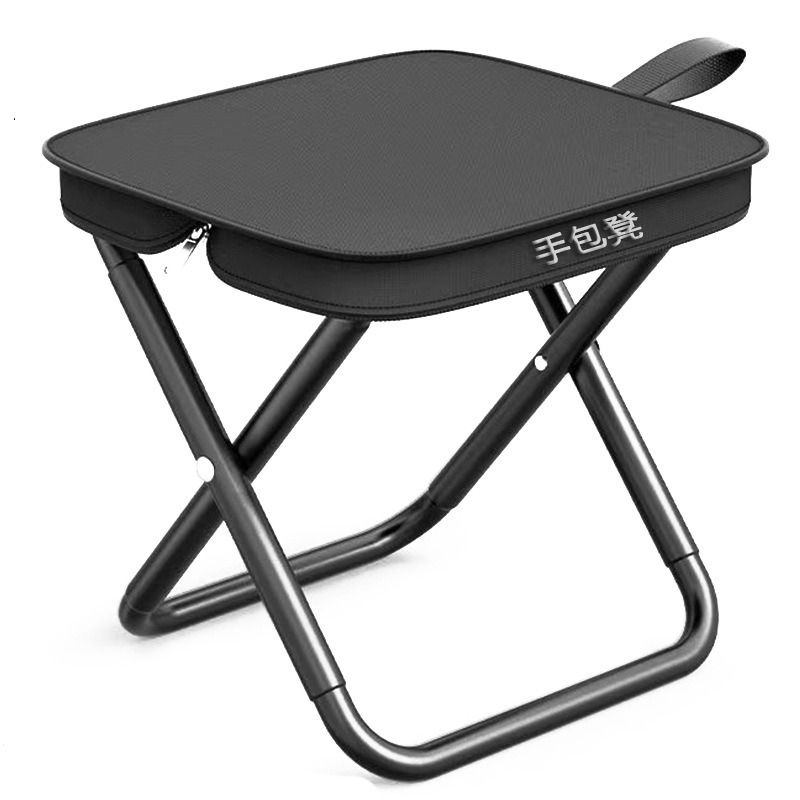 كرسي التخييم في النزهة، كرسي مقوش صغير قابل للطي Item Picture