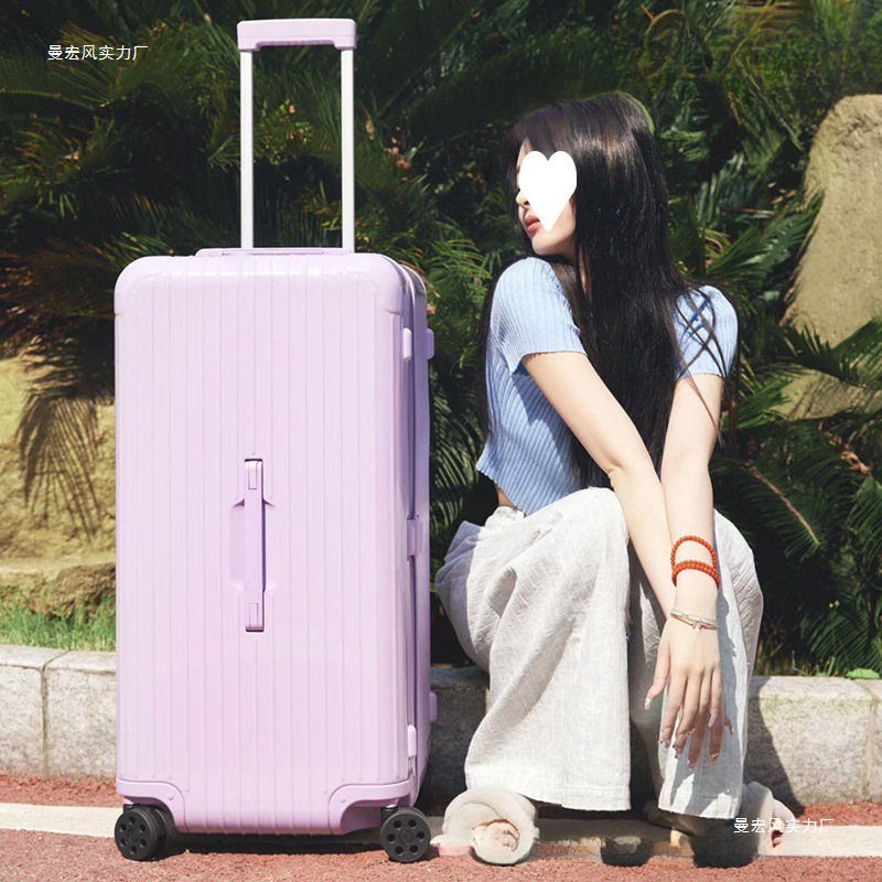 *容量行李箱女寸密码旅行箱静音万向轮拉杆箱时尚潮流拉链箱