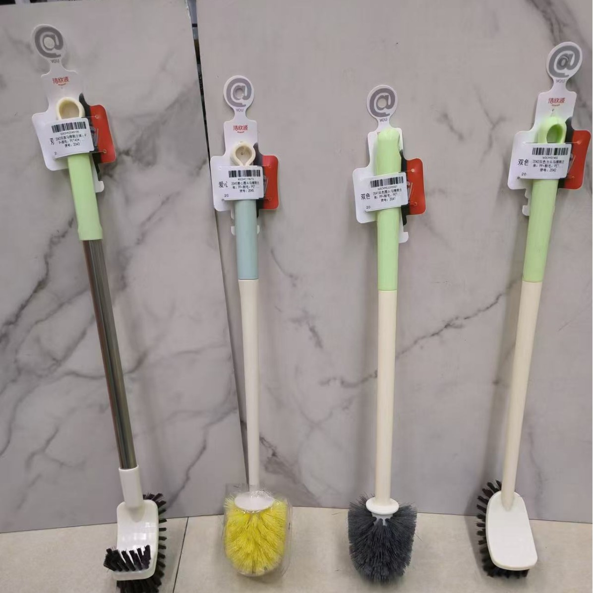 Light luxury home daily creative bathroom, thickened plastic base toilet brush set, toilet cleaning brush, toilet cleaning brush Item Picture