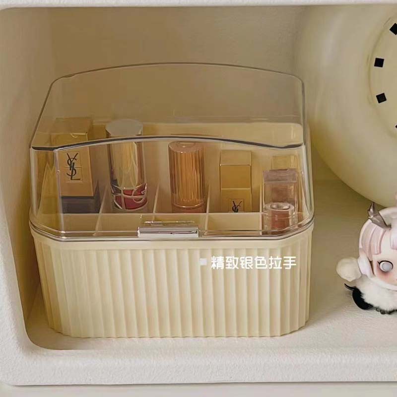 Cross-Border Good Dresser With Cover Light Luxury High Appearance Level Bright Lipstick Storage Box Jewelry Organizer Factory Direct Sales details Picture
