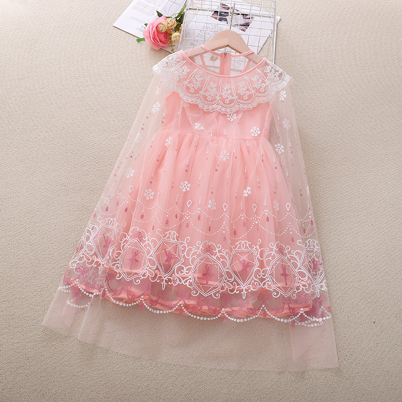 New summer dress for girls, Elsa summer children's dress, Frostbite Elsa Princess dress Application Scenario