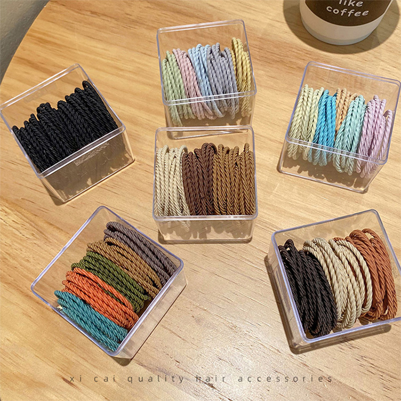 黑色头绳皮筋细节图