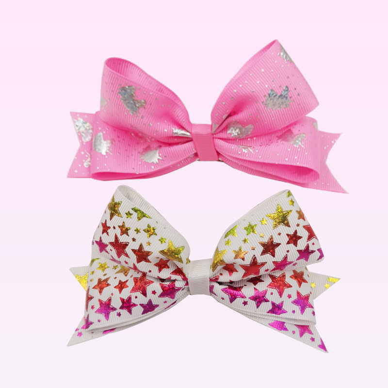 Exclusive Qiwei Accessories, Exclusive Qiwei Accessories Cross-border New extra-large cute bow hair clip, children's updo hair accessory, hair accessory Application Scenario