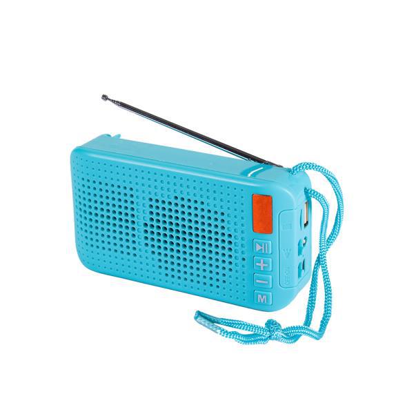 Portable Solar Antenna /Fm/Usb/Tf Card /Tws Bluetooth Speaker With Flashlight Nv-8836 Specification drawing