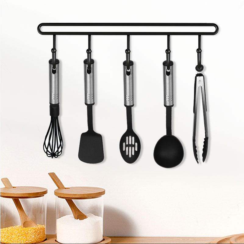 Wholesale nylon stainless steel household kitchenware, cooking spatulas and spoons, cooking utensils, complete sets of kitchen tools for cooking Application Scenario