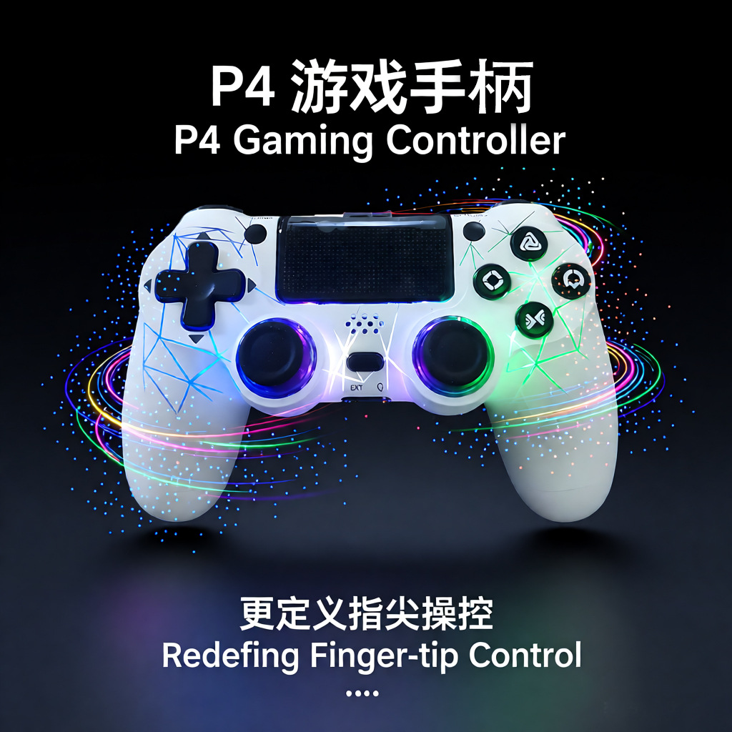 炫彩p4私模蓝牙游戏手柄无线手柄电脑steam游戏手柄p4游戏手柄详情2