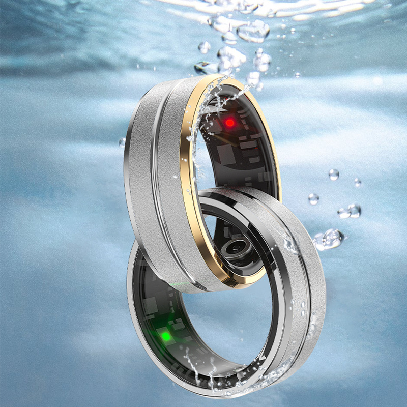 Smartring Cross-border smart Ring for heart rate health, black technology Bluetooth waterproof ring for men and women, can be used to watch videos details Picture