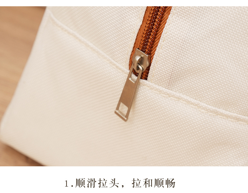 跨境新款便当包加厚防水牛津布午餐饭盒袋手提保温保鲜收纳野餐包详情9