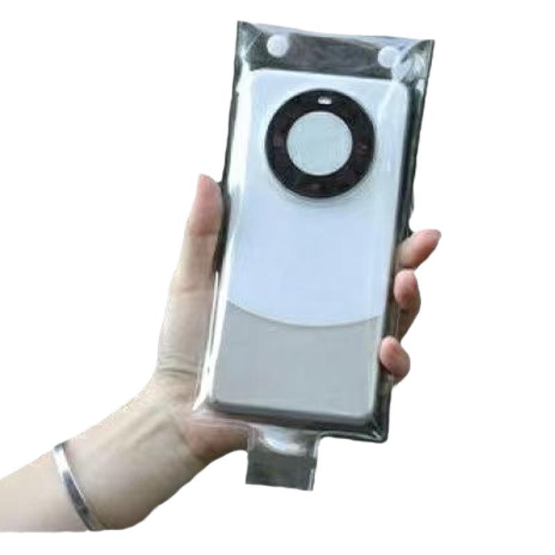 New high-transparency waterproof phone bag for food delivery riders, rechargeable and touch-screen rainproof bag with 8 levels Item Picture