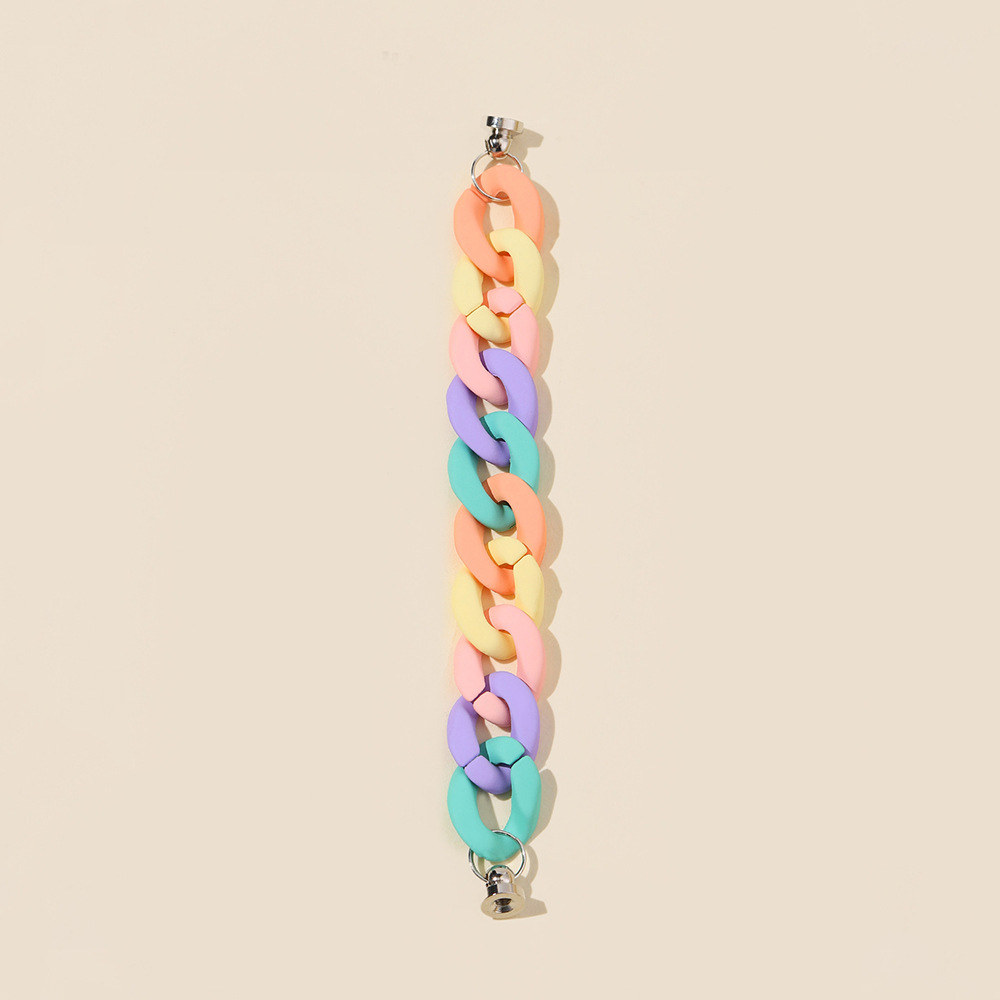 New mobile phone chain pendant, chain rubber paint, bear butterfly diy bracelet, mobile phone case accessory for women