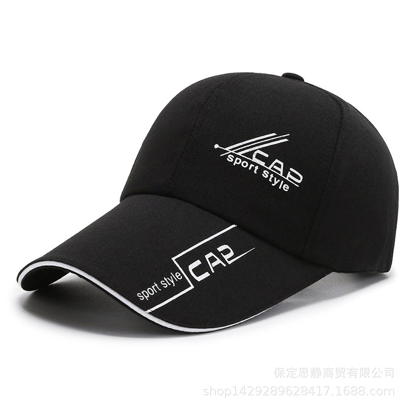 New Korean Men's Hat Canvas Baseball Cap Spring Autumn Cap Youth Casual Sun Protection Fishing Cap Outdoor details Picture
