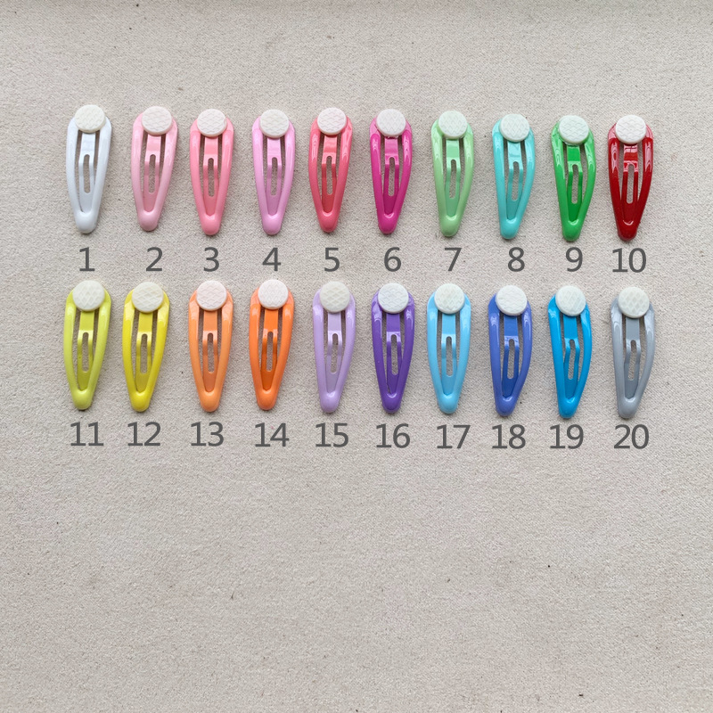 New 3cm lacquered drip tape tray accessories, bb clips, children's colored hair clips, and drip clips