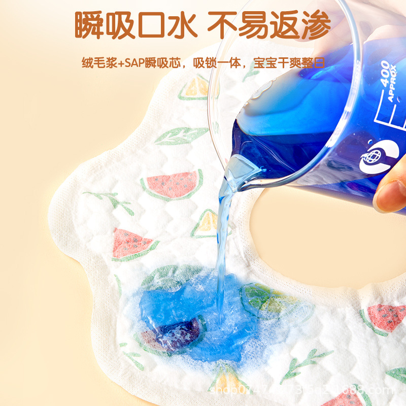 围嘴围兜/口水巾实物图