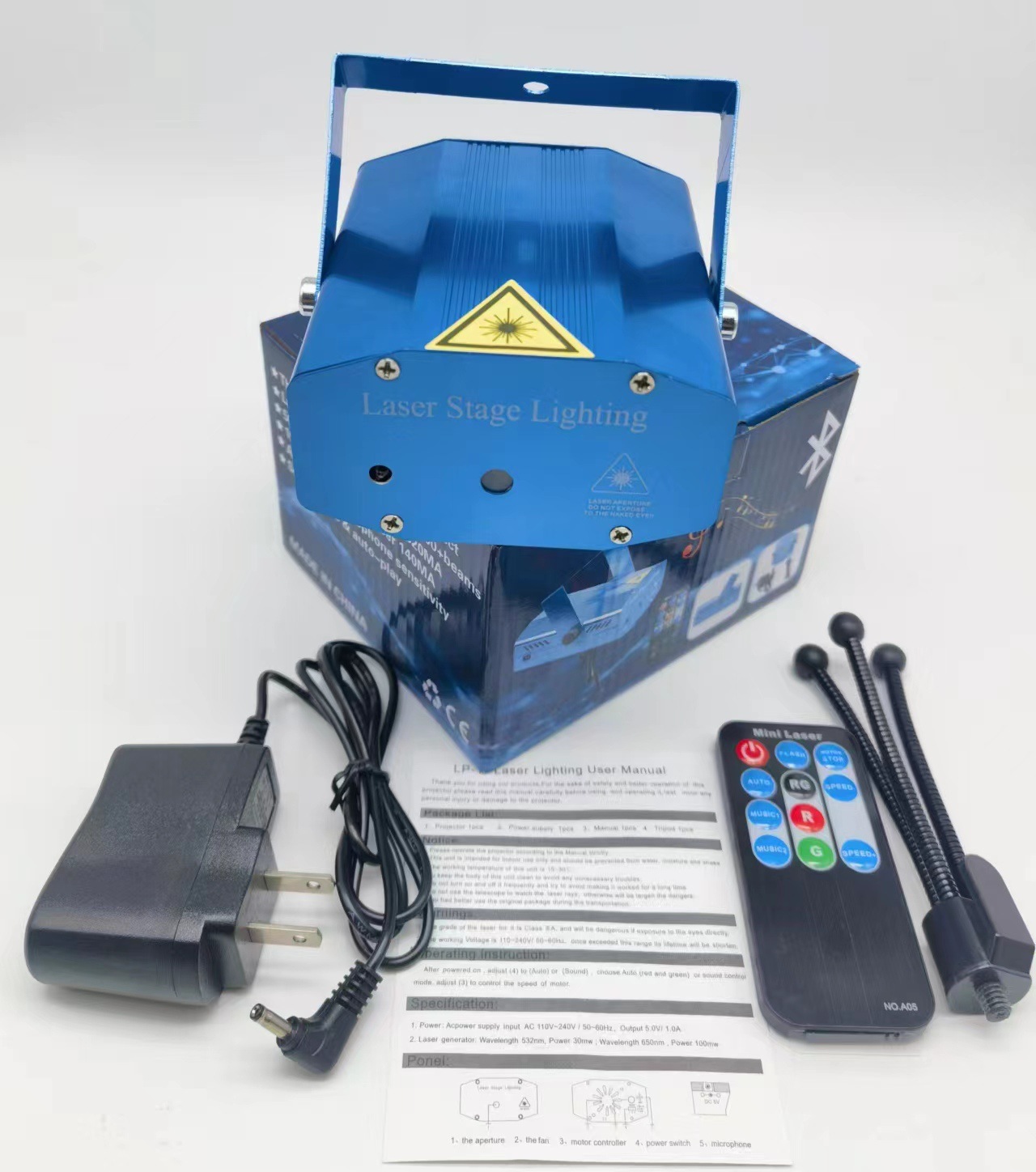 Remote-controlled laser light, bar disco light, flashing light, KTV rotating light, party starry sky, voice-controlled ambient light Application Scenario