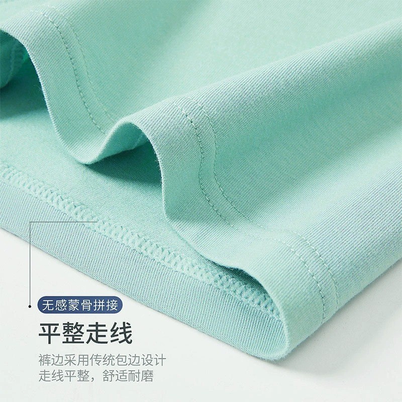 220g pure cotton top, T-shirt, long-sleeved solid color, loose and casual, round-neck, autumn and winter trendy brand base layer for men and women details Picture