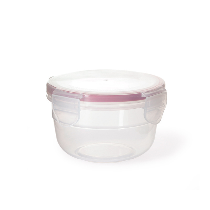 We supply transparent round fruit lunch boxes and microwave oven sealed storage and preservation boxes Specification image