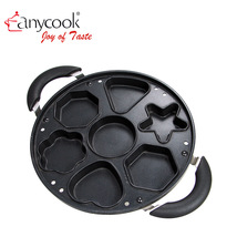 Anycook铸铝不粘煎锅 蛋糕盘模 硅胶模具 小丸子烤盘 烘焙用具