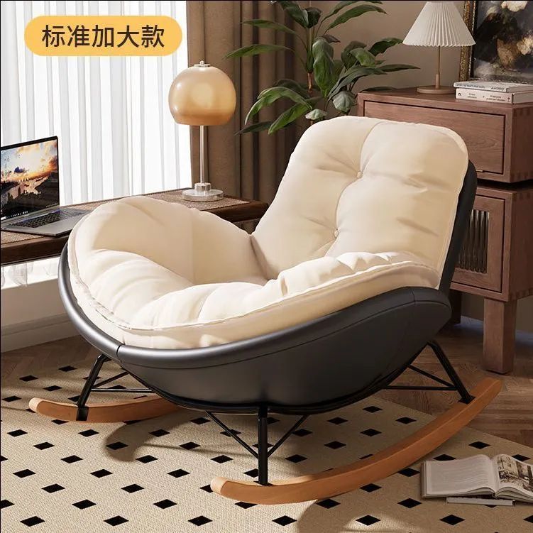 企鹅摇摇椅单人懒人网红沙发躺椅阳台客厅轻奢卧室家用休闲逍遥椅详情图3