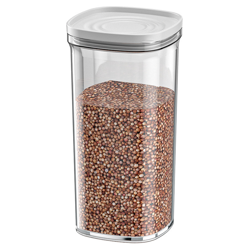 Kitchen Food Grade Sealed Jar Grain Storage Box Transparent Moisture-Proof Sealed Box Coffee And Tea Storage Jar Item Picture