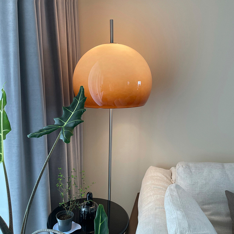Medieval living room floor lamp vintage simple modern vintage bag House bedroom bed decoration mushroom lamp