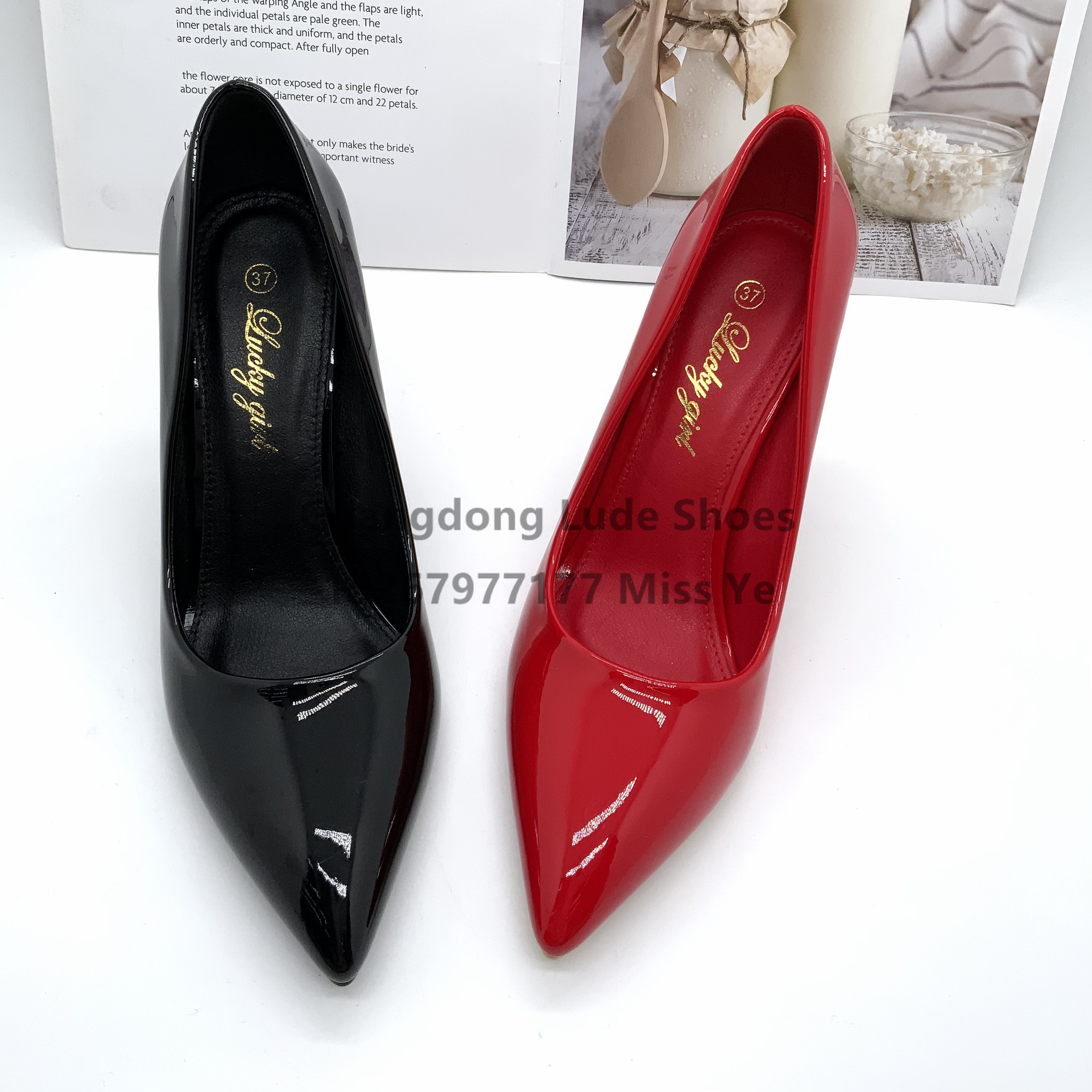 High Heels Chunky Crystal With 2022 New Temperament Summer And Spring Design Sense Of Single Shoes Guangzhou Women's Shoes Craft Shoes Specification drawing