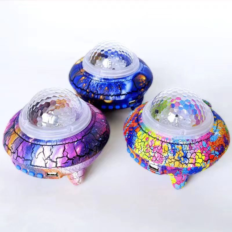 Cross-Border Sales Crack Usb Bluetooth Stereo Star Projection Light Creative Atmosphere Full Of Stars Cloud Lights details Picture
