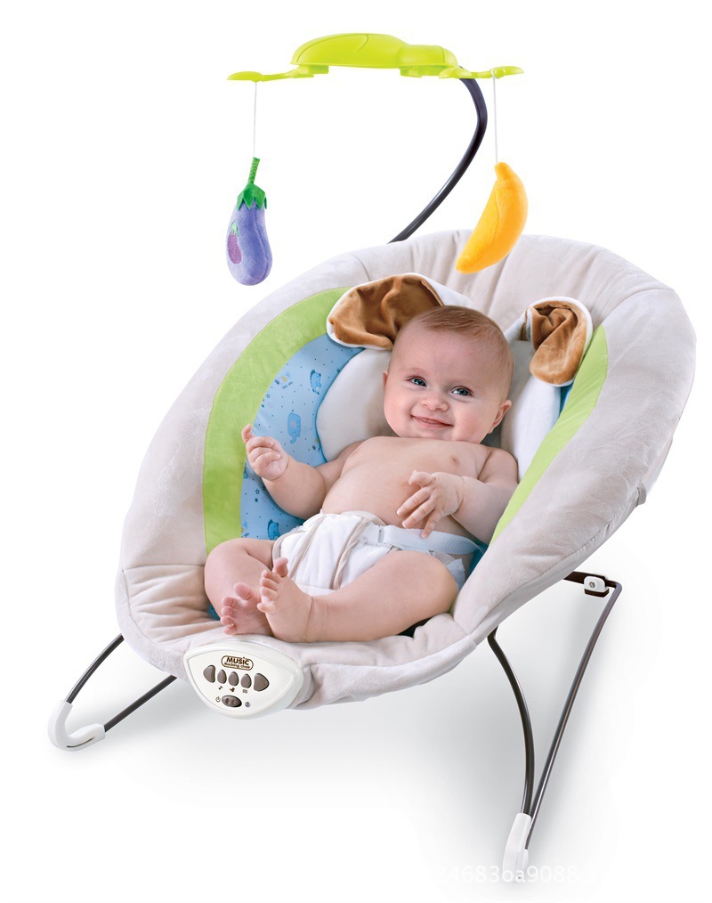 Cross-Border Sales Of Baby Cradle Baby Rabbit Rocking Chair Music Vibration Function To Coaze Baby Rocking Chair Baby Toys