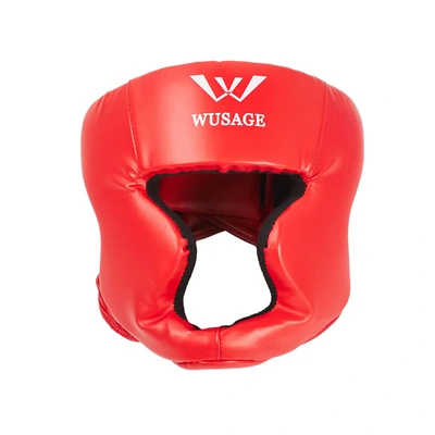 Cross-Border Wusage Boxing Headguard Free Fighting Helmet Monkey Face Kickboxing Kickboxing Headguard Muay Thai Mouth Guard