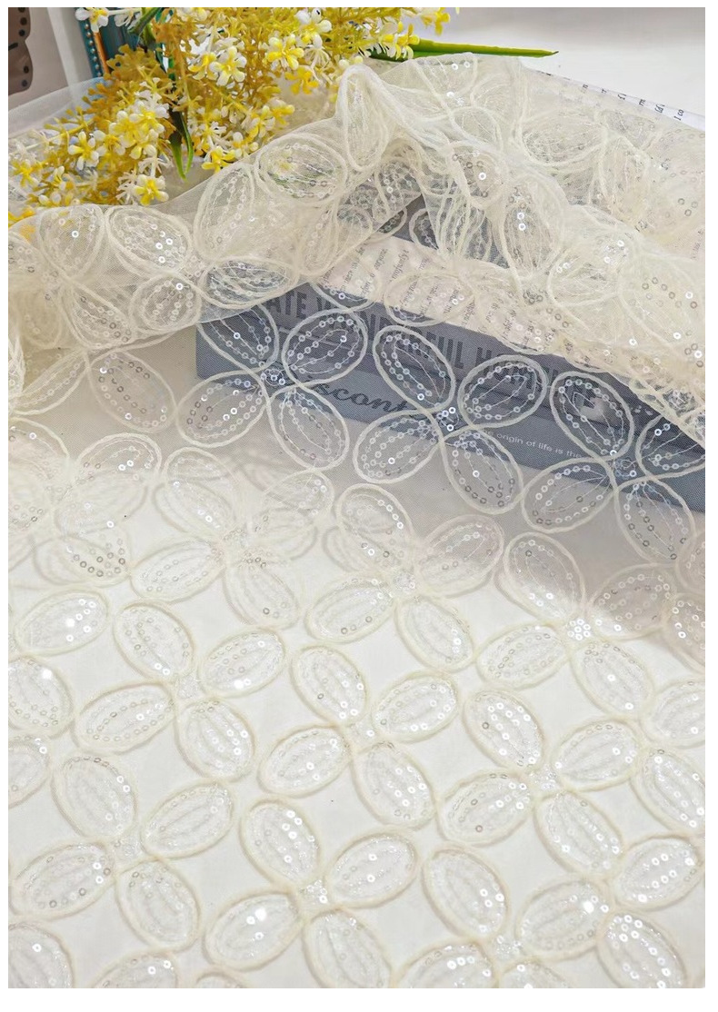 HLJC-0794 блёстки, вышитые в поддержку обрезки риса, теперь заказаны pic 13