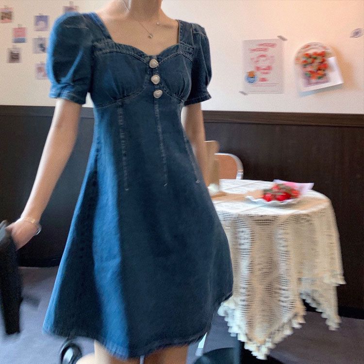 大码连衣裙实物图