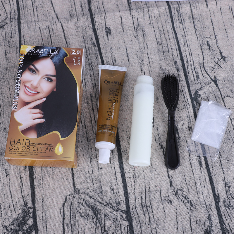 Orabella Hair Dye Export Hair Dye Into Hair Dye Foreign Trade Hair Dye Paste Hair Dye Water Application Scenario