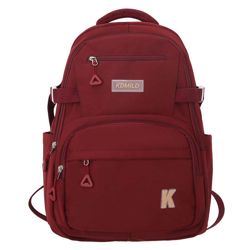 A large-capacity schoolbag for girls in South Korea, a popular backpack for high school and college students, a trendy forest-themed brand for junior high school students Item Picture