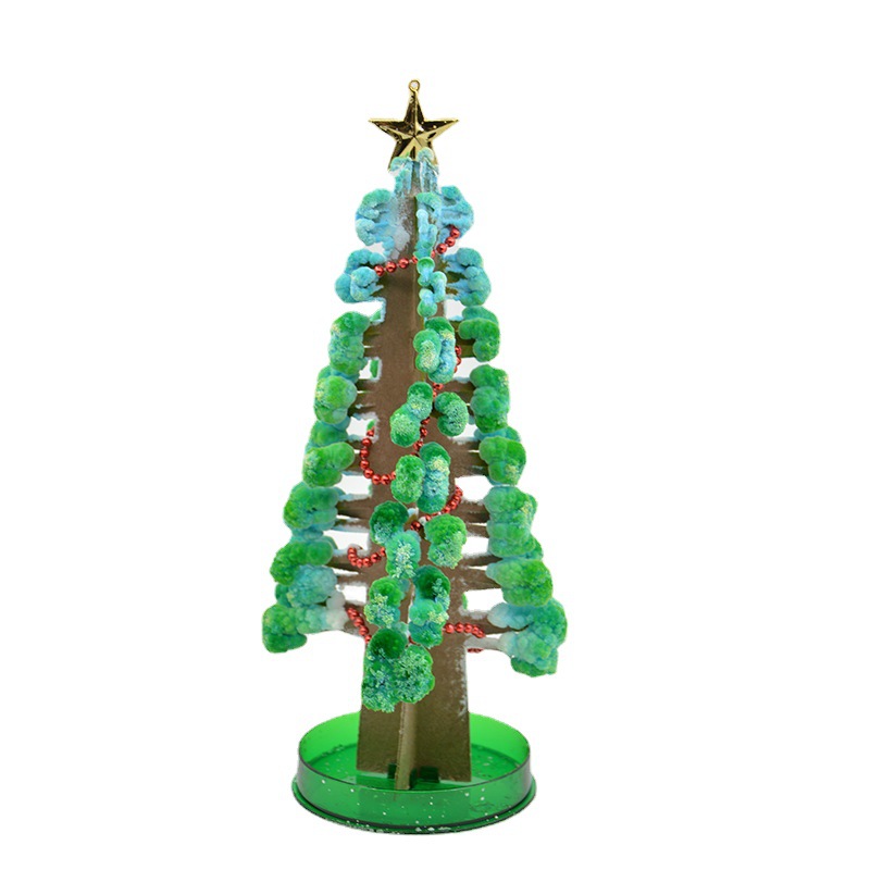 Extra-large magic Christmas tree, paper tree blooming, magical growth, crystal tree, children's DIY science experiment toy Item Picture