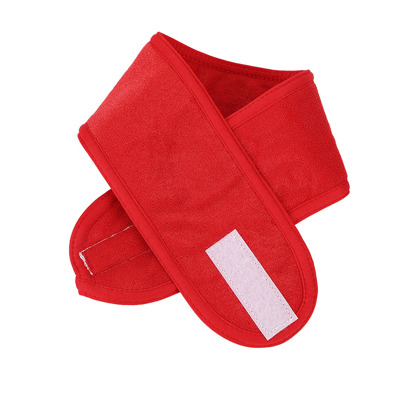 Europe And The United States Velcro Month Headband Sports Yoga Beauty Spa Headband Cross-Border Thickened Ant Cloth Headband Item Picture