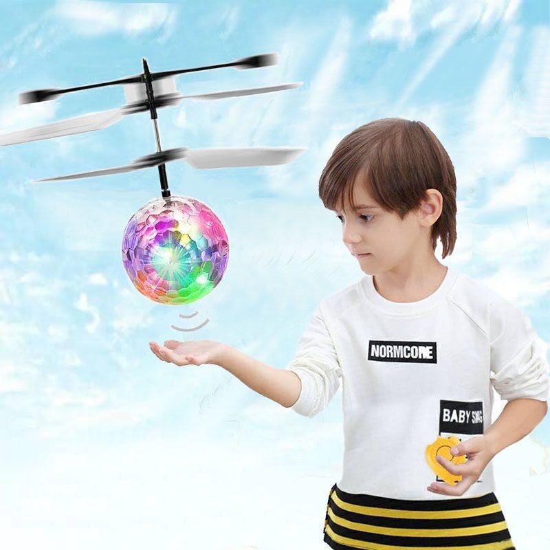 智能感应水晶球飞行球悬浮发光智能UFO感应飞行器水晶球儿童玩具详情图4