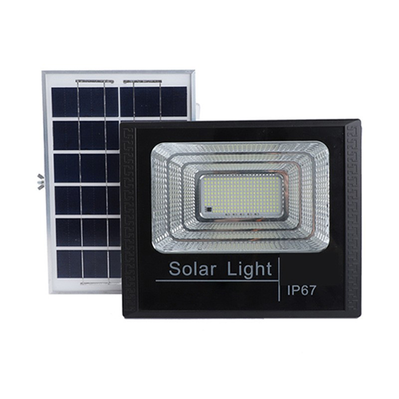Cross-Border Solar Floodlight Outdoor Waterproof Floodlight Garden Garden Lights Automatically Lit Led Lights After Dark Item Picture